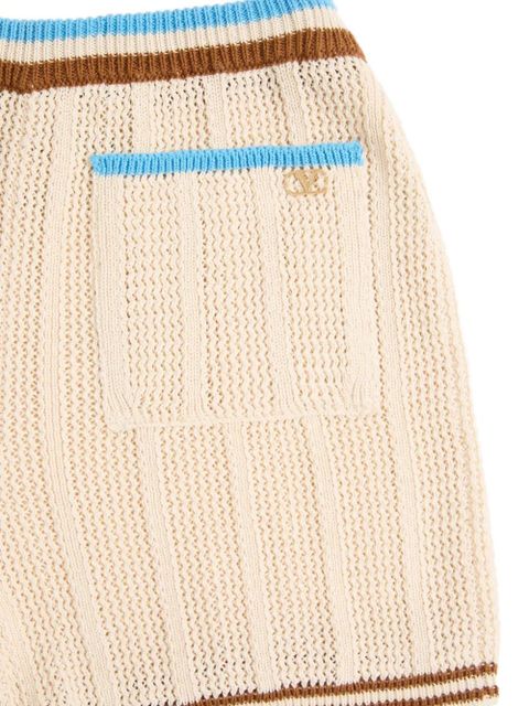 Valentino Garavani VLogo-detail shorts - Neutrals