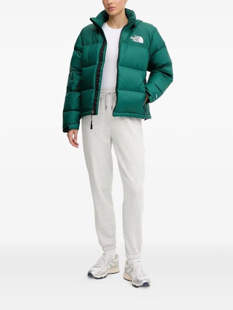 The North Face zip logo-print hooded jacket - Green - zdjęcie produktu nr 2