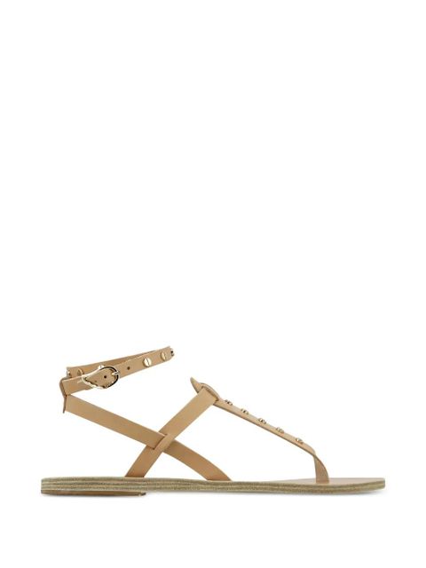 Ancient Greek Sandals studded T-bar sandals - Neutrals - zdjęcie produktu nr 1