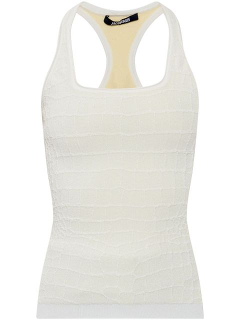 Jacquemus Scala tank top - White - zdjęcie produktu nr 1