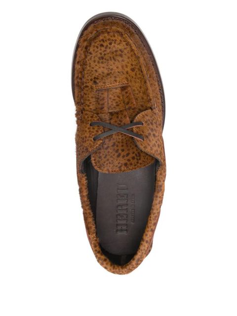 Hereu Saler braided lace-up loafers - Brown