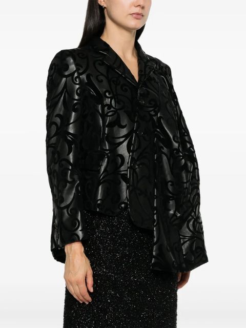 Comme Des Garçons asymmetric blazer - Black