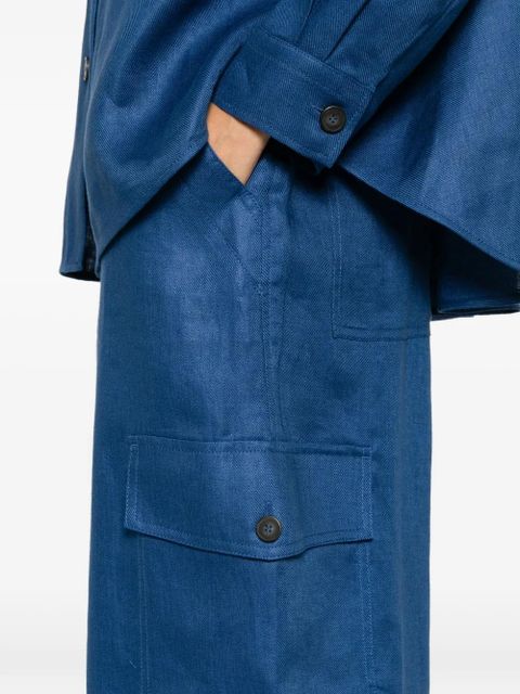 Weekend Max Mara Ifinale wide-leg cargo pants - Blue