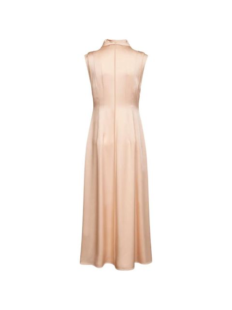 Jil Sander V-neck sleeveless midi dress - Neutrals - zdjęcie produktu nr 2