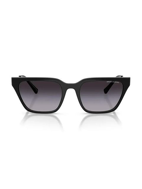 Armani Exchange okulary przeciwsłoneczne damskie kolor bordowy 0AX4158S
