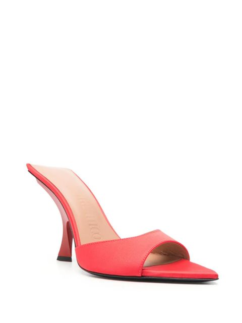 The Attico 100mm pointed-toe sandals - Red - zdjęcie produktu nr 2