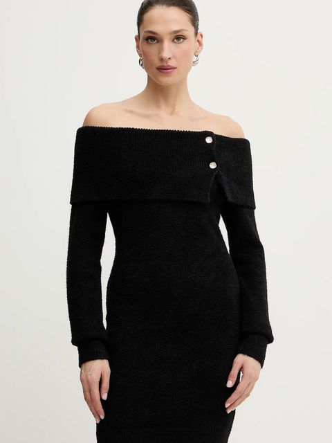 Morgan sukienka kolor czarny mini dopasowana RMBOGO - zdjęcie produktu nr 1