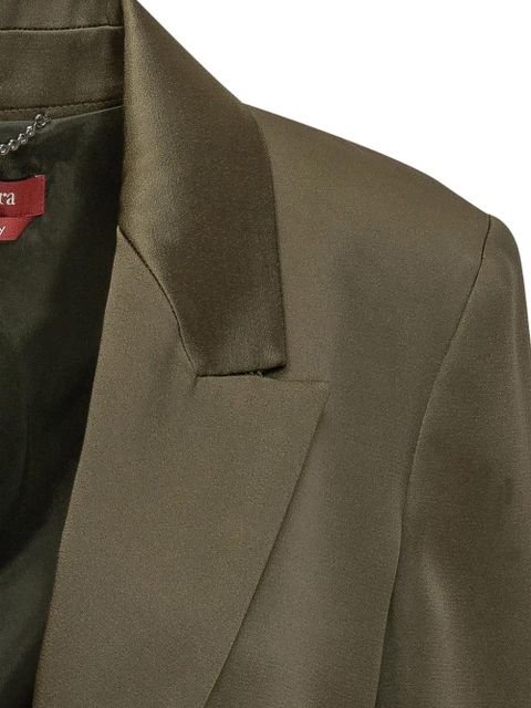 Max Mara notched lapel blazer - Green