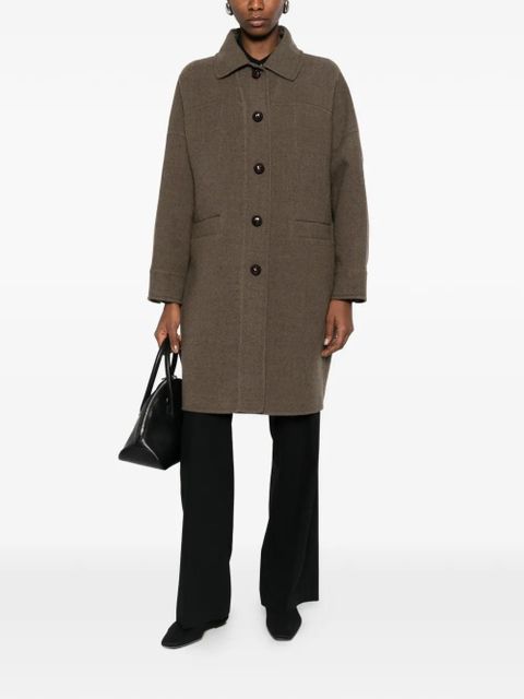 Max Mara Apotema pocket button coat - Brown - zdjęcie produktu nr 2
