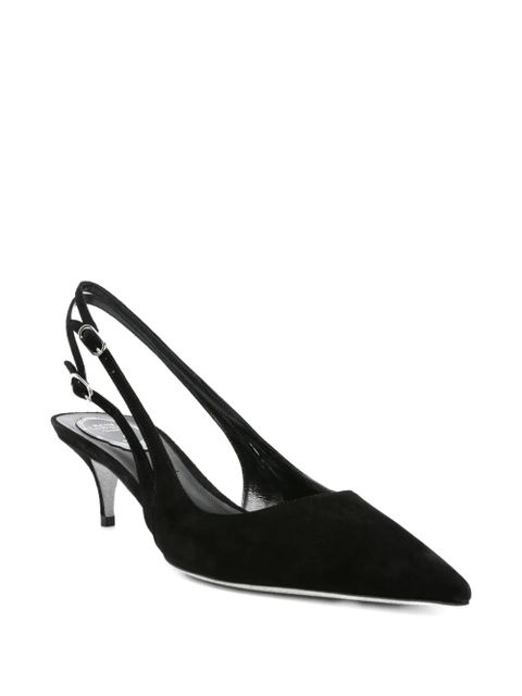René Caovilla 60mm slingback pointed-toe heeled pumps - Black - zdjęcie produktu nr 2
