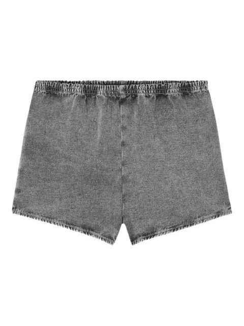 American Vintage Jazy elasticated patch-pocket shorts - Grey - zdjęcie produktu nr 1