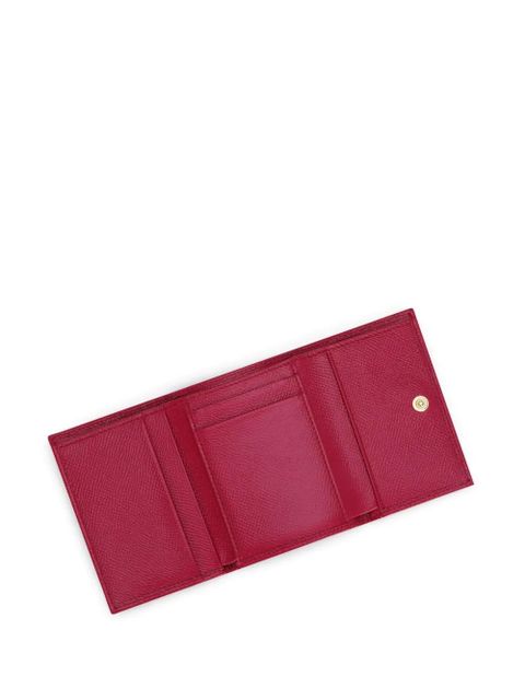 Dolce & Gabbana logo-plaque compact wallet - Red