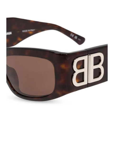 Balenciaga Eyewear BB-logo sunglasses - Brown