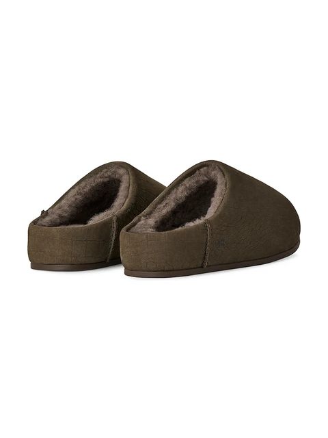 UGG kapcie nubukowe W Elea Embossed Slip-On - zdjęcie produktu nr 2