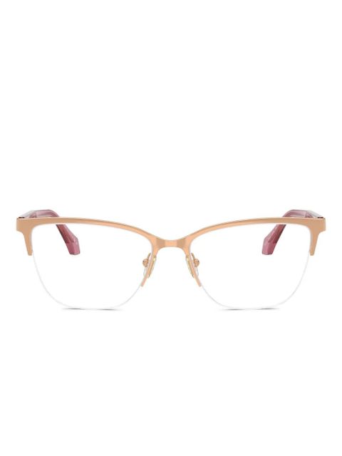 Versace Eyewear square-frame glasses - Pink - zdjęcie produktu nr 1