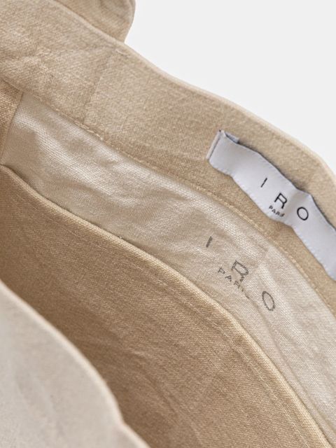 IRO torebka bawełniana kolor beżowy WM46JANE