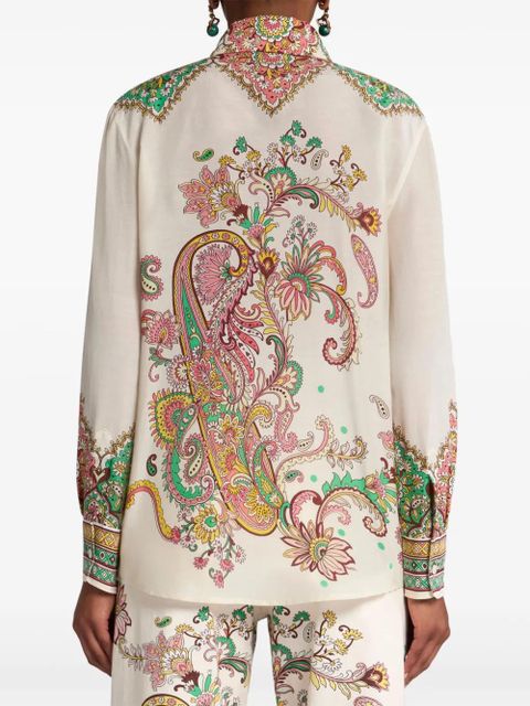 ETRO paisley-print shirt - White