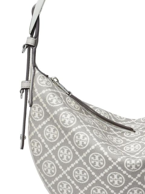 Tory Burch small Balloon monogram utility shoulder bag - Grey
