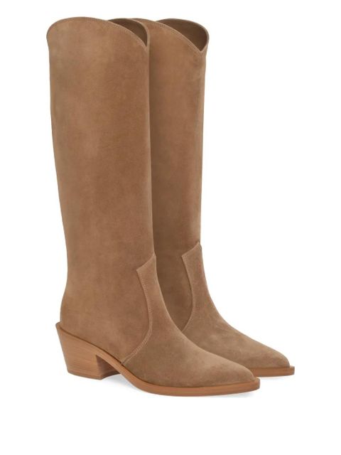 Gianvito Rossi 45mm Waylon boots - Brown