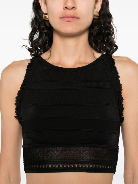 SANDRO sleeveless top - Black