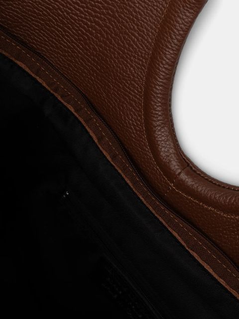 Answear.LAB torebka skórzana kolor brązowy