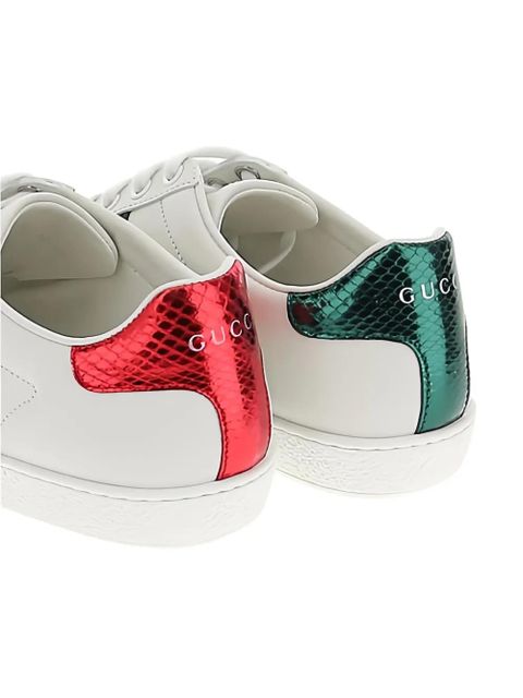 Gucci bee-detail sneakers - White