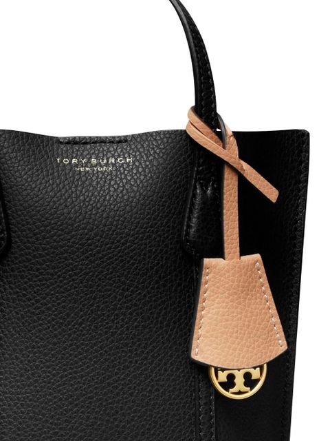 Tory Burch Perry grained-leather tote bag - Black