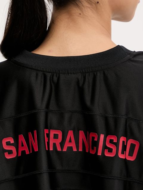 Nike t-shirt Jersey Fashion Top damski kolor czarny 03O3-00A-9B-5HX