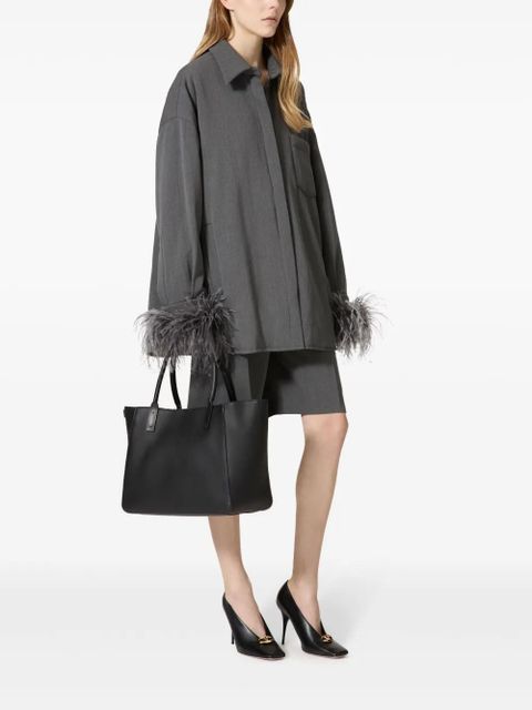 Valentino Garavani Active gabardine shirt - Grey - zdjęcie produktu nr 2