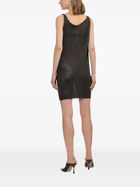 Paloma Wool Long Lotti mini dress - Brown