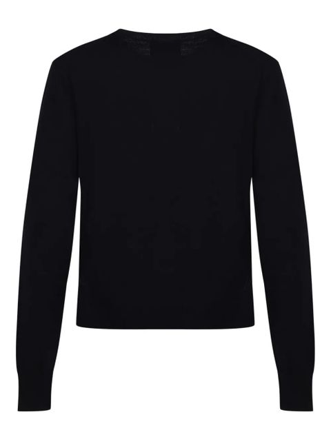 AMI Paris crew-neck merino wool jumper - Blue