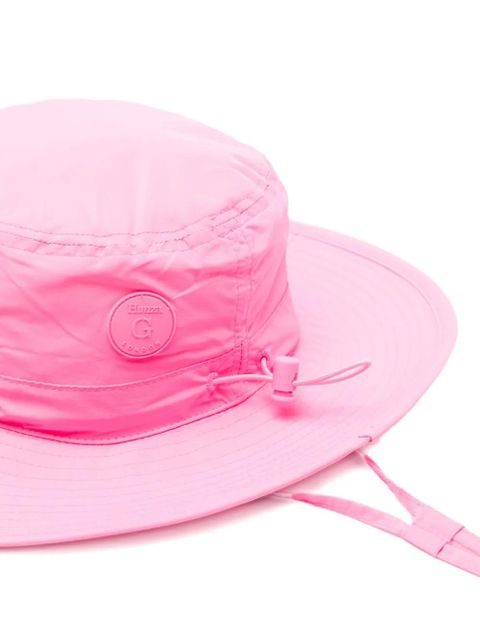 Hunza G drawstring detail sun hat - Pink - zdjęcie produktu nr 2