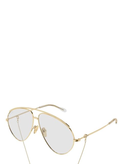 Gucci Eyewear pilot sunglasses - Gold