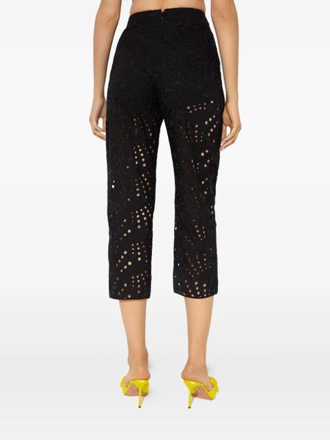 Charo Ruiz Ibiza Simone embroidered trousers - Black