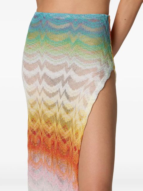 Missoni chevron-pattern beach skirt - White - zdjęcie produktu nr 2