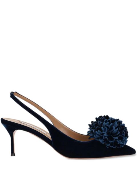 Aquazzura 65mm Couturier slingback pumps - Blue - zdjęcie produktu nr 1