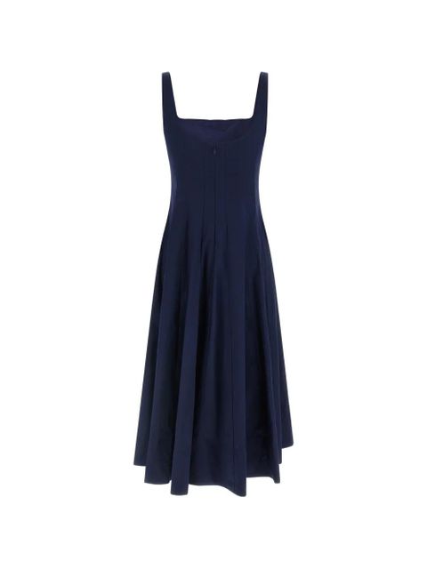 STAUD corset panel midi dress - Blue - zdjęcie produktu nr 2