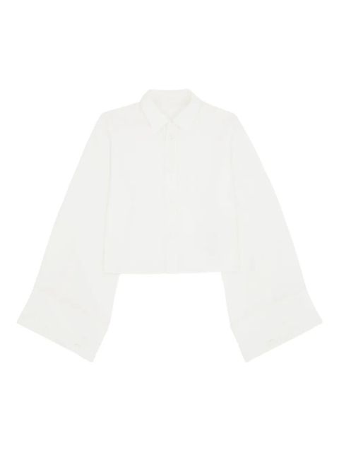 MM6 Maison Margiela long-sleeved shirt - White - zdjęcie produktu nr 1