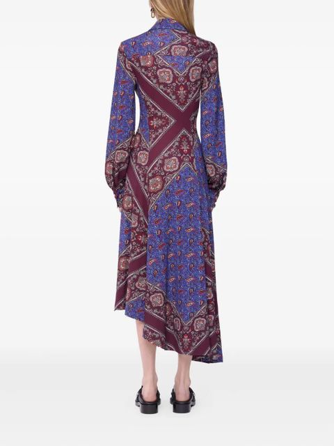 Rabanne asymmetric shirt dress - Blue