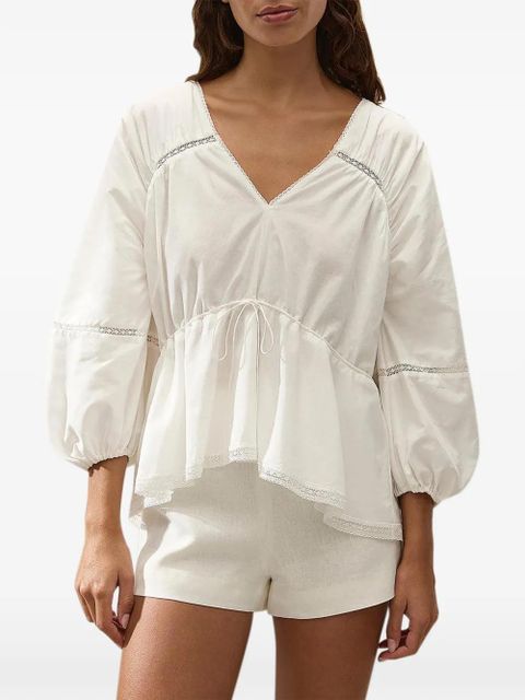 Faithfull the Brand Hardy cuffed shorts - White - zdjęcie produktu nr 2