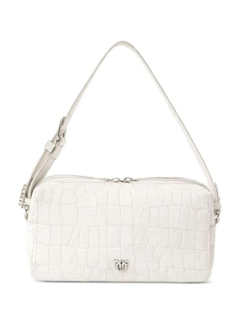 PINKO embossed silver detail shoulder bag - White - zdjęcie produktu nr 1