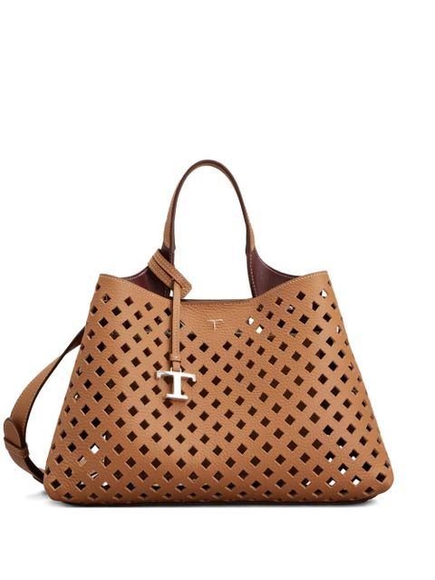 Tod's cut-out top handle tote bag - Brown - zdjęcie produktu nr 1