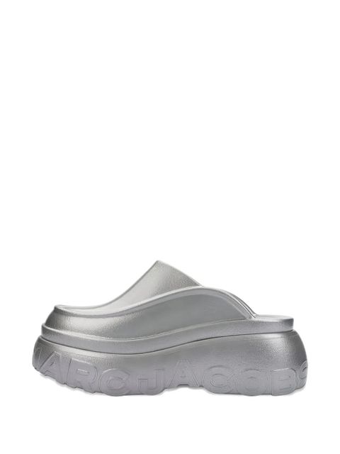 Marc Jacobs x Melissa logo-embossed mules - Silver