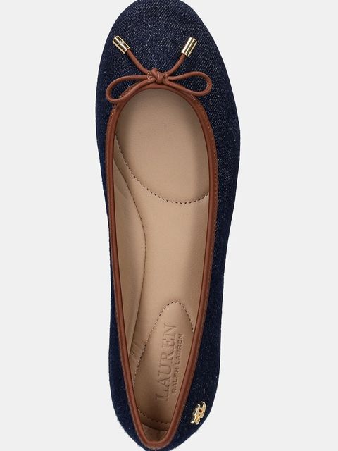 Lauren Ralph Lauren baleriny Jayna kolor granatowy 802P04386001