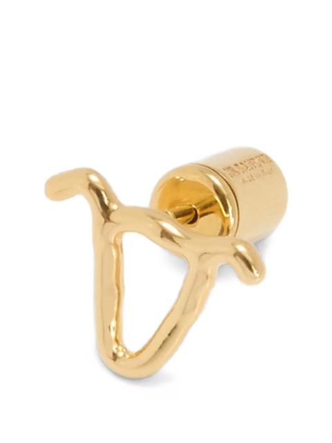Jil Sander zodiac sign logo earring - Gold - zdjęcie produktu nr 2