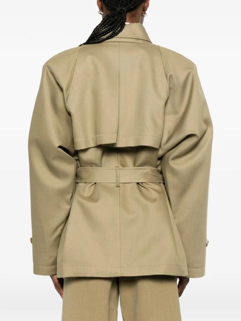 The Frankie Shop Kella padded utility jacket - Green
