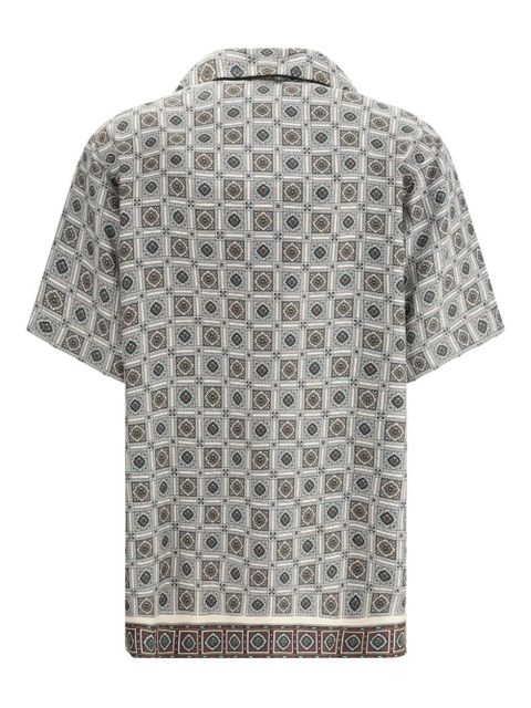 Loro Piana silk shirt - White - zdjęcie produktu nr 2