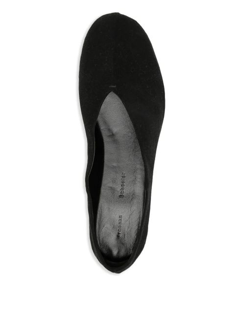 Proenza Schouler suede ballerina shoes - Black