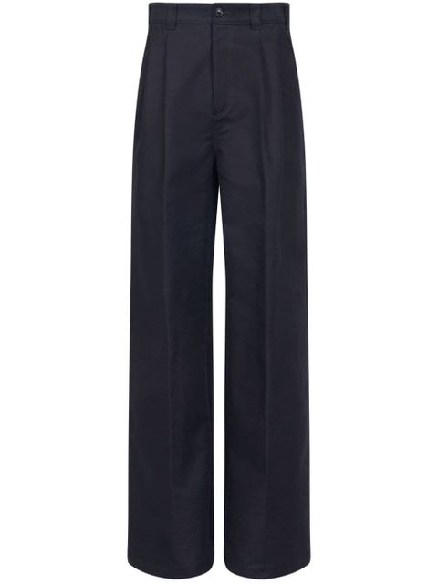 Maison Margiela wide-leg tailored trousers - Black - zdjęcie produktu nr 1