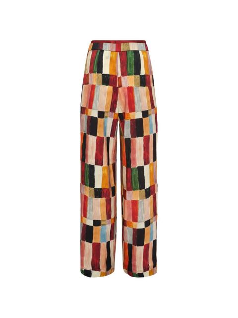 ALEMAIS x LRNCE Marjorelle printed palazzo pants - Neutrals - zdjęcie produktu nr 2